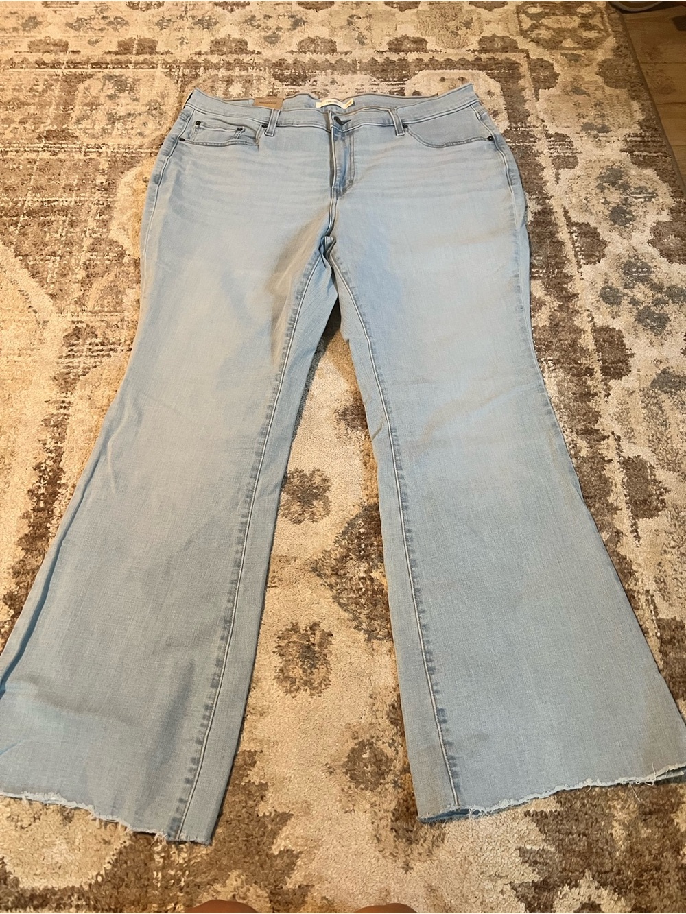 Light Blue Women's High-Rise 726 Flare Jeans